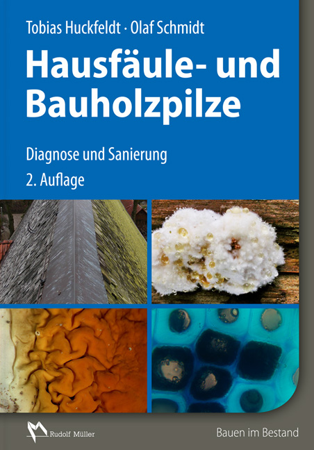 1. Auflage: Hausfäule- und Bauholzpilze von Huckfeldt und Schmidt, Preis 99 Euro im Buchhandel